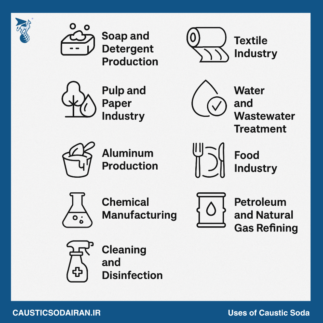uses of caustic soda