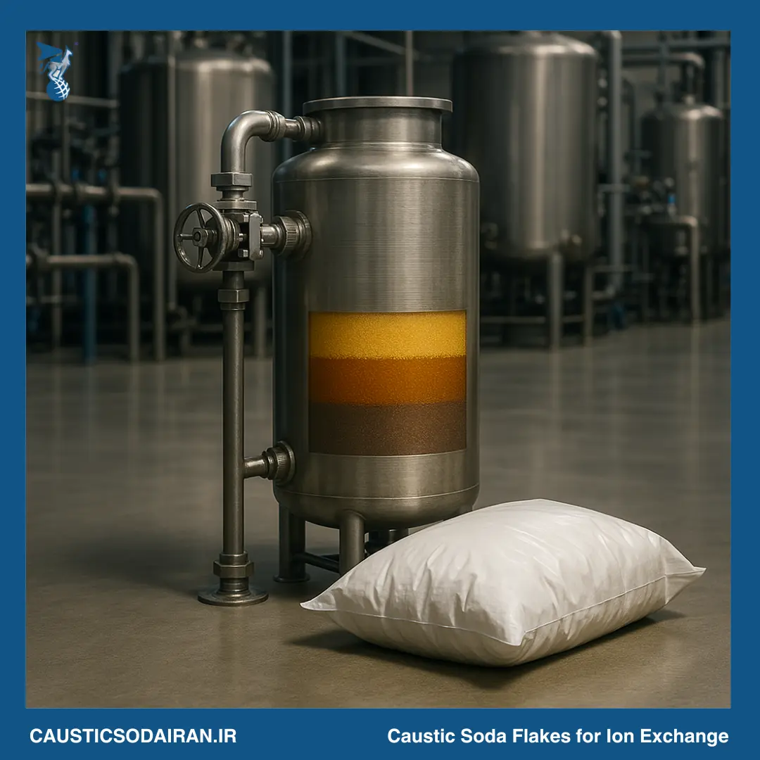 caustic soda flakes for ion exchange resin regeneration