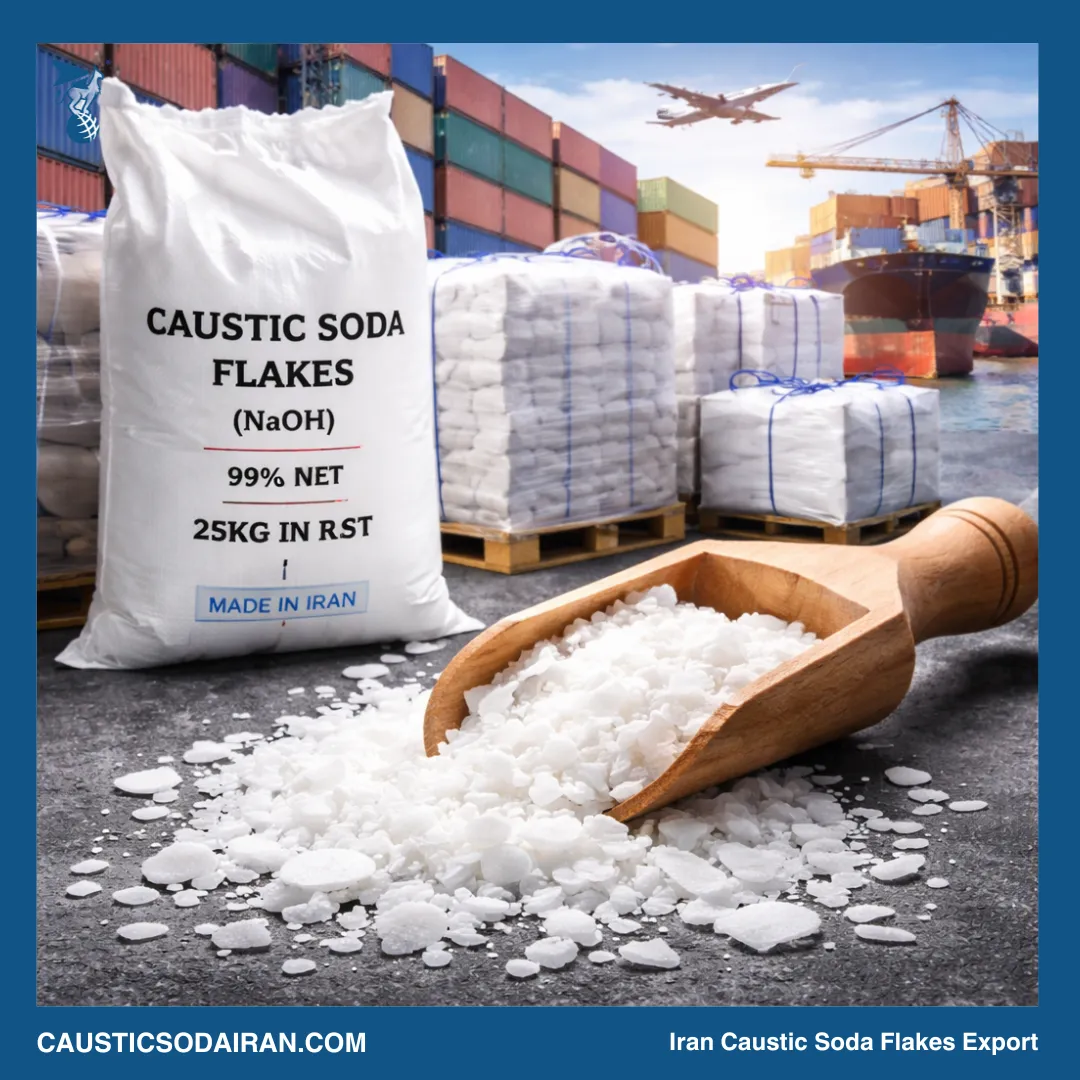 Iran Caustic Soda Flakes Export