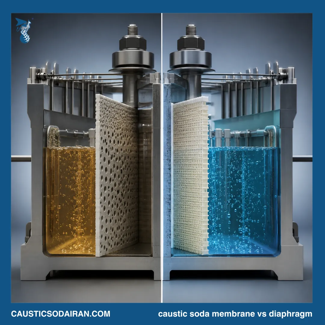 caustic soda membrane vs diaphragm