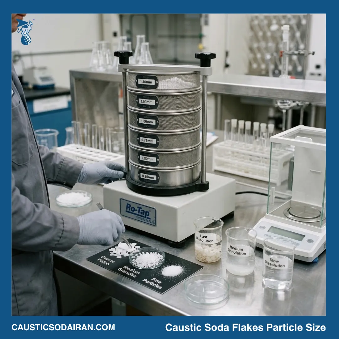 Caustic Soda Flakes Particle Size
